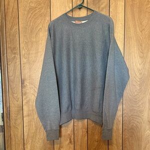 Vintage MV Sport Pro-Weave Men’s Sz M Classic Gray Sweatshirt Fleece Relaxed Fit